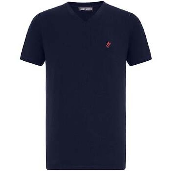 Jacey Quinn  T-Shirts & Poloshirts Diggory Regular Fit V-Neck T-shirt günstig online kaufen