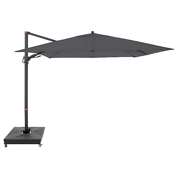 Doppler Ampelschirm 280 cmx 280 cm Anthrazit mit Dreh- & Neigungsfunktion günstig online kaufen