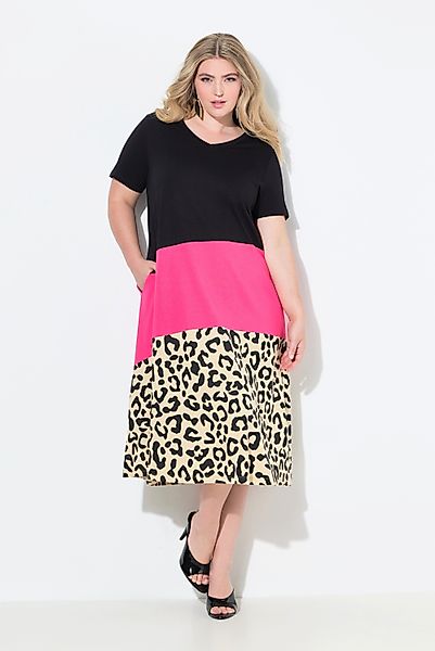 MIAMODA Jerseykleid Kleid A-Linie Colorblocking mit günstig online kaufen