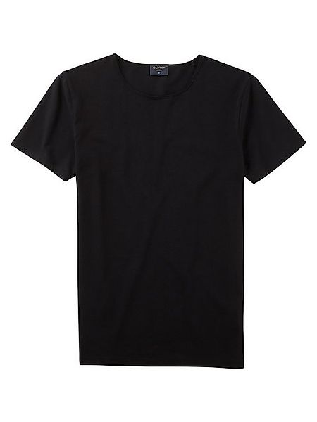 OLYMP T-Shirt Casual mit Rollkante am Ausschnitt günstig online kaufen