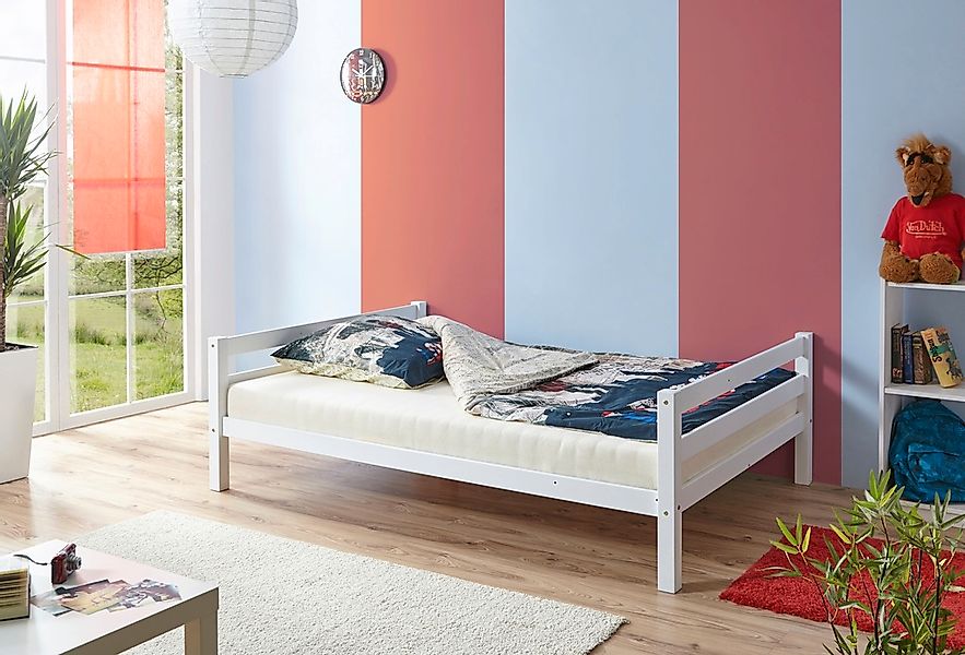 Ticaa Etagenbett "Maxim", mit Rollrost, Buche günstig online kaufen