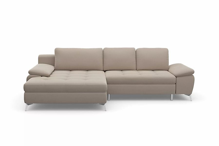 sit&more Ecksofa »Latigo L-Form«, mit Mega-Recamiere, wahlweise mit Bettfun günstig online kaufen