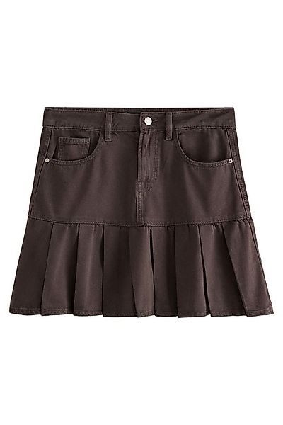 Next Minirock Denim-Minirock mit Falten (1-tlg) günstig online kaufen