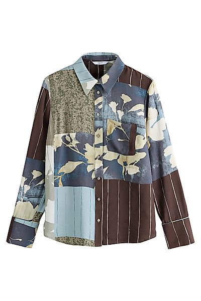 Next Langarmhemd Langärmeliges Button-down-Hemd (1-tlg) günstig online kaufen