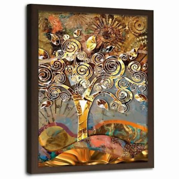 FEEBY® Kunst Baum der Liebe Klimt Leinwandbilder bunt Gr. 60 x 90 günstig online kaufen