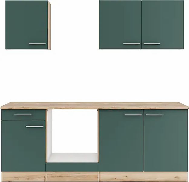 OPTIFIT Küche »Bella« Breite 210 cm, wahlweise mit E-Geräten günstig online kaufen