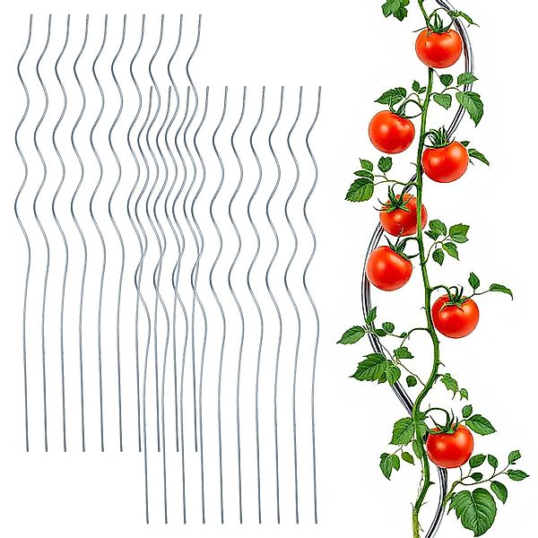 Spetebo Rankhilfe Tomaten Sprialstab verzinkt 110cm günstig online kaufen