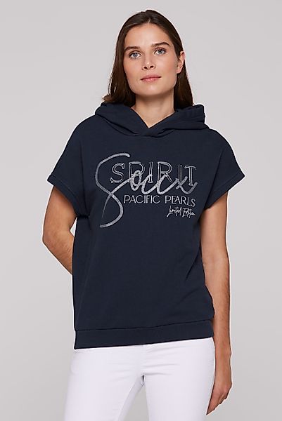 SOCCX Kapuzensweatshirt mit Gummizug im Saum günstig online kaufen
