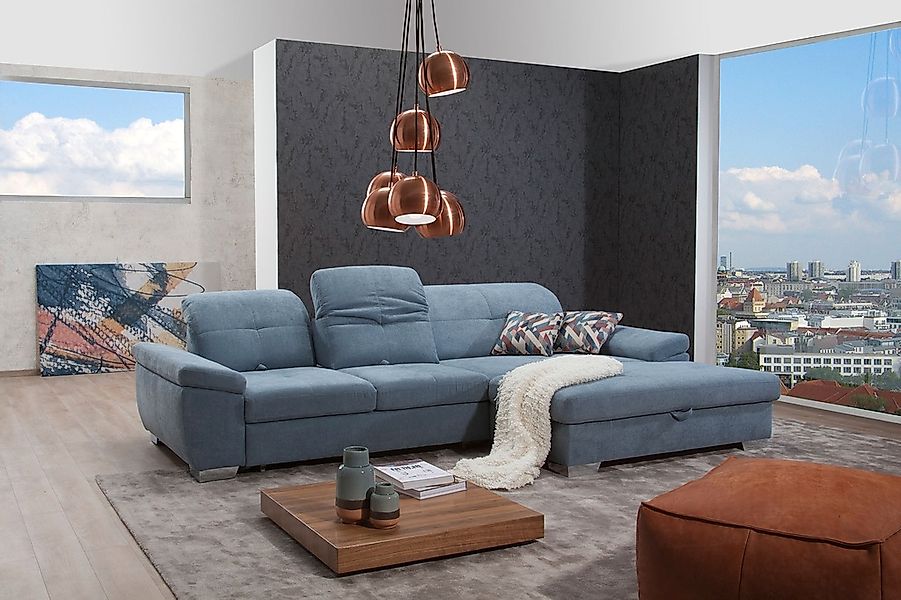 alina Ecksofa »Tessa« inkl. Sitztiefenverstellung, wahlweise mit Bettfunkti günstig online kaufen