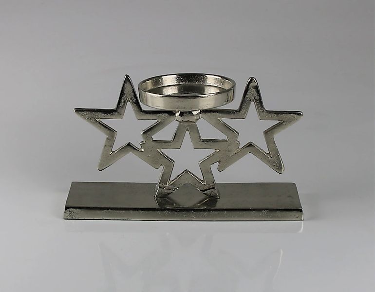 AM Design Kerzenständer "aus Aluminium" BxH: 12x24 cm günstig online kaufen