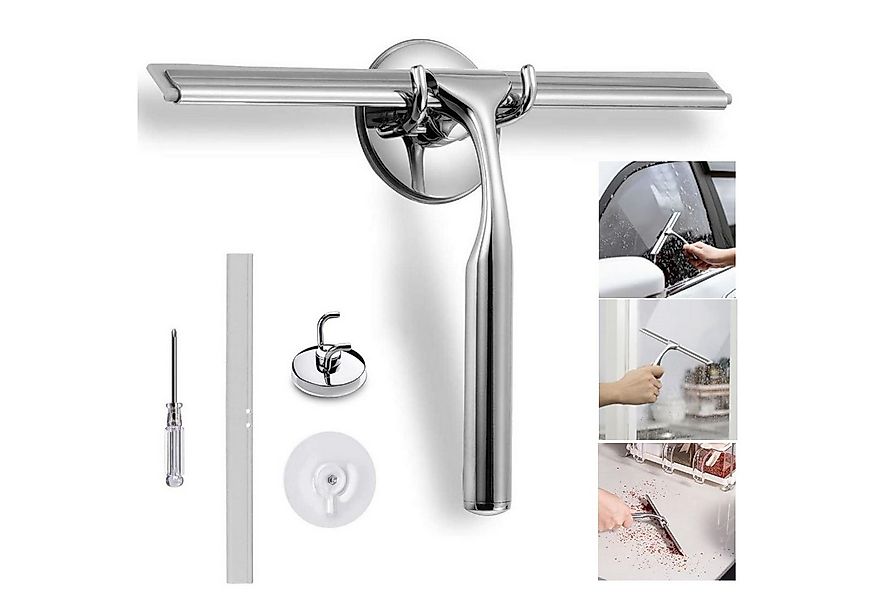 Elegear Duschabzieher aus Edelstahl, 25/30cm Wasserabzieher, Duschwischer o günstig online kaufen