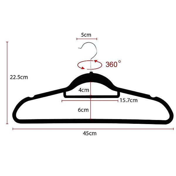 Yaheetech Kleiderbügel 100 Stück, Anzugbügel Jackenbügel günstig online kaufen