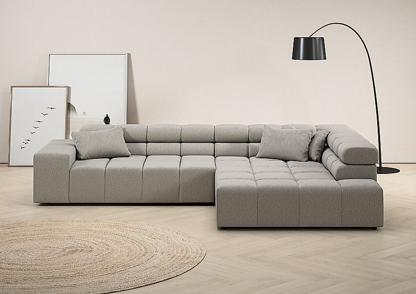 INOSIGN Ecksofa Ancona incl. Kopfteilverstellung, OTTOs Choice, Breite 319c günstig online kaufen