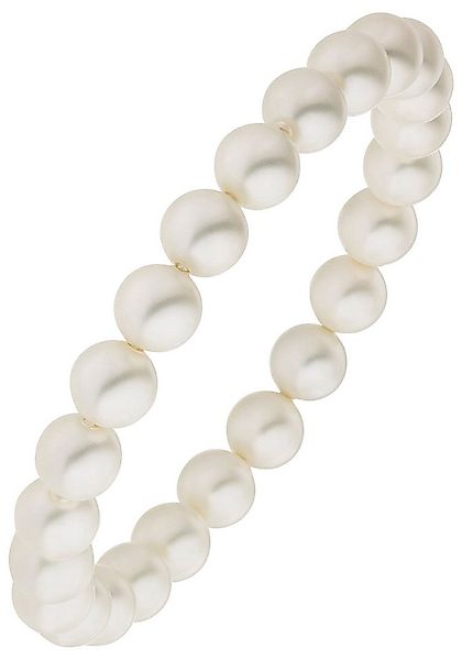 JOBO Armband Muschelkern-Perlen 8 mm, weiß 17 cm günstig online kaufen