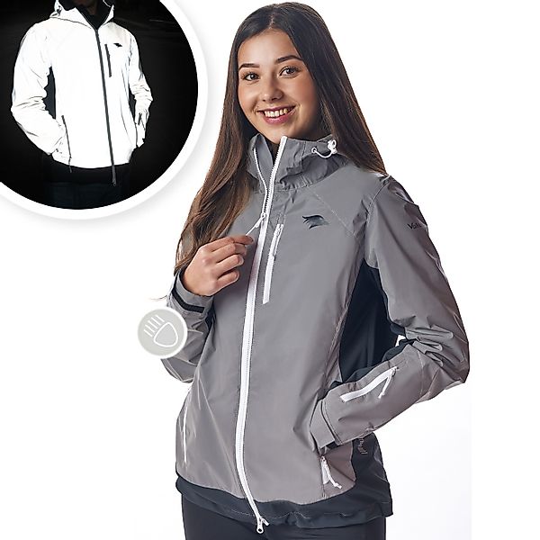 Valkental Fahrradjacke Regenjacke mit Kapuze Damen günstig online kaufen