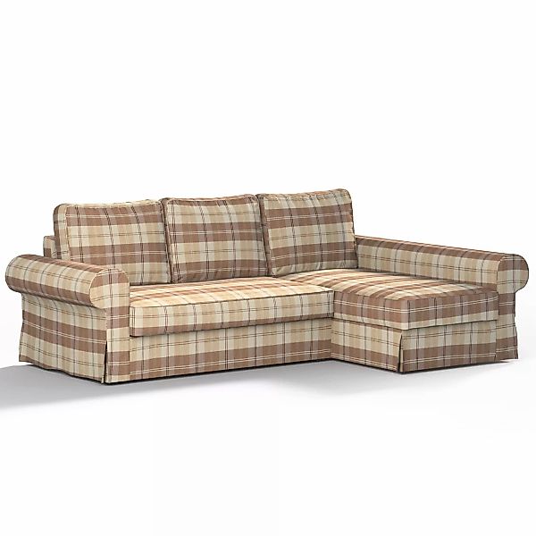 Bezug für Backabro Bettsofa / Recamiere, braun-beige, Bezug für Bettsofa Ba günstig online kaufen