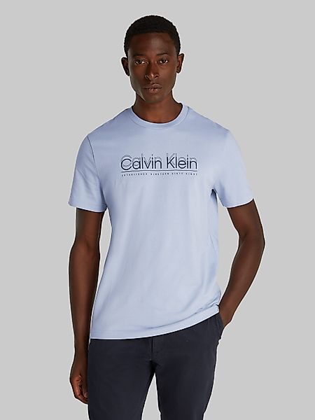 Calvin Klein T-Shirt "CP-DOUBLE LOGO T-SHIRT" mit großem Logoschriftzug günstig online kaufen