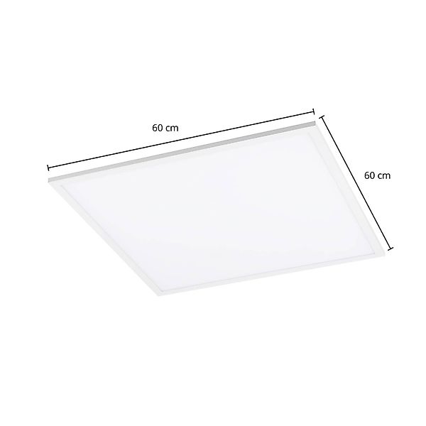 Lindby LED-Panel Luay, 60 x 60 cm, CCT, Remote, dimmbar günstig online kaufen