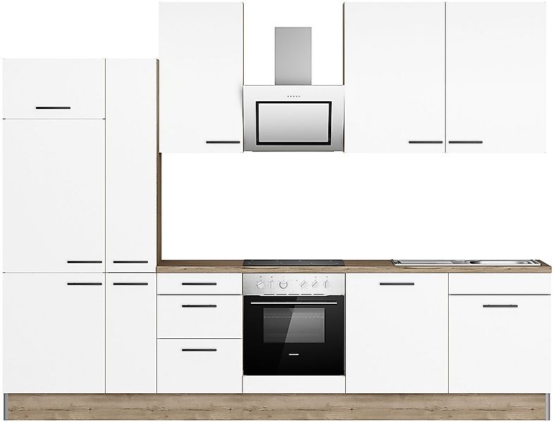 OPTIFIT Küchenzeile Fiona, Breite 320 cm, mit Hanseatic-E-Geräten,in Premiu günstig online kaufen