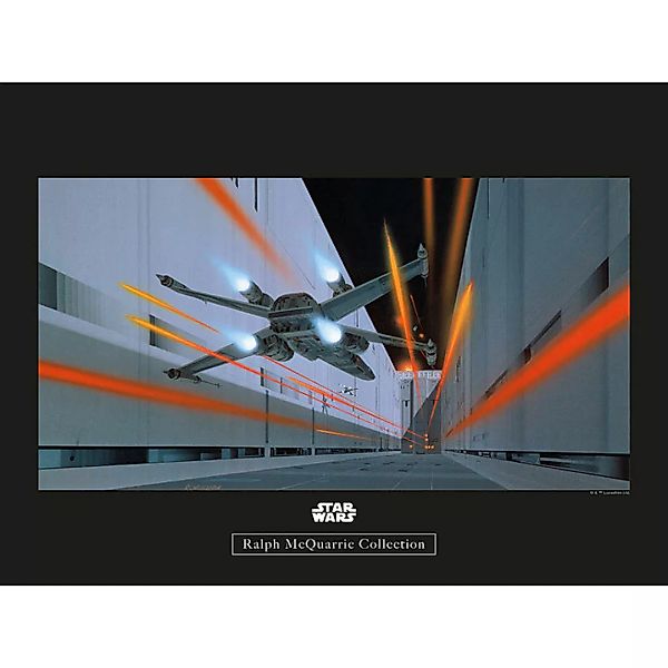 Komar Wandbild Star Wars Classic RMQ Death Star Tr Star Wars B/L: ca. 40x30 günstig online kaufen