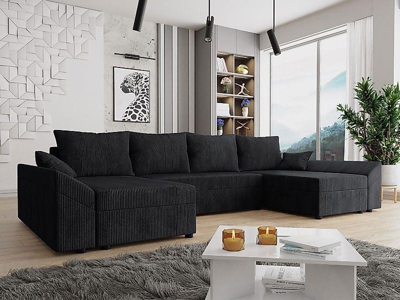 MIRJAN24 Wohnlandschaft Dante U Cord, mit günstig online kaufen