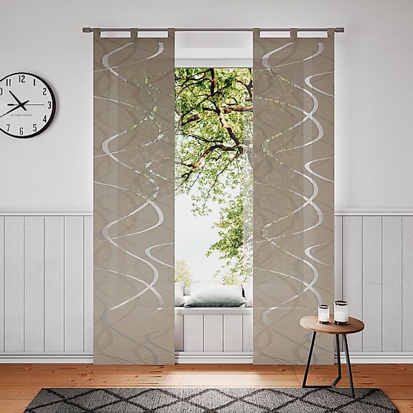 Neutex for you Schiebegardine "Pelotas" Schlaufen 1 Stk. tlg. inkl. Beschwe günstig online kaufen