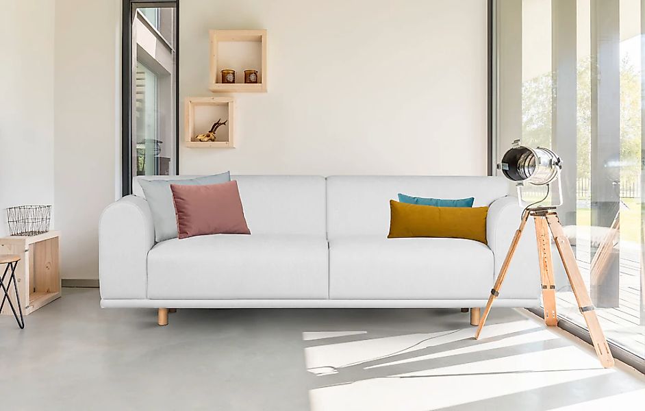 OTTO home 3-Sitzer "Maroon" in skandinavischem Design, mit losen Kissen günstig online kaufen