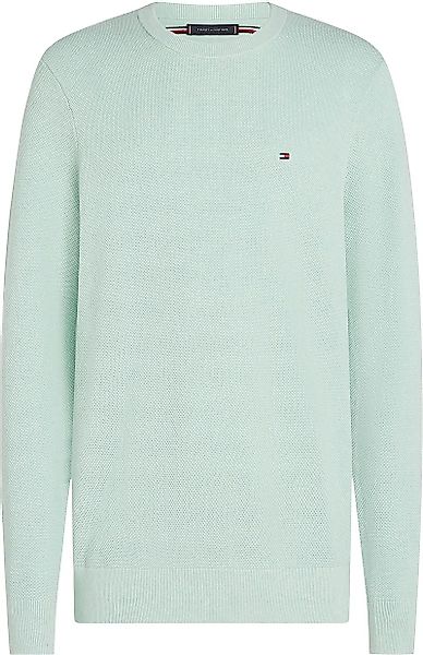 Tommy Hilfiger Structure Pullover Mintgrün - Größe XXL günstig online kaufen