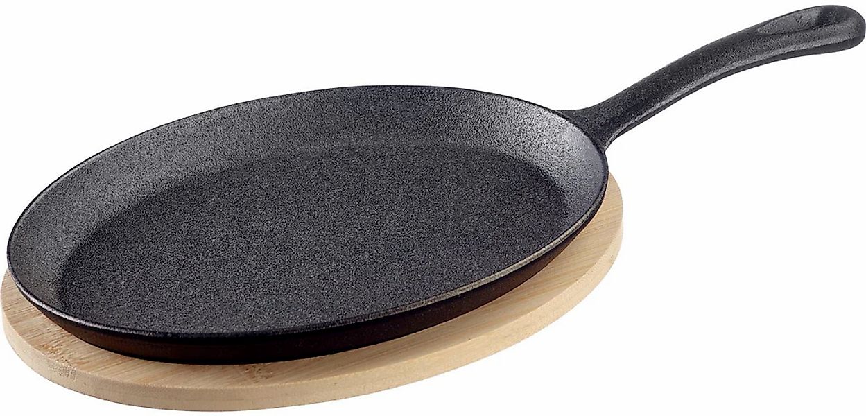 WESTMARK Grillpfanne "Tapas + Friends" Gusseisen 500 ml, inkl. Bambus-Unter günstig online kaufen