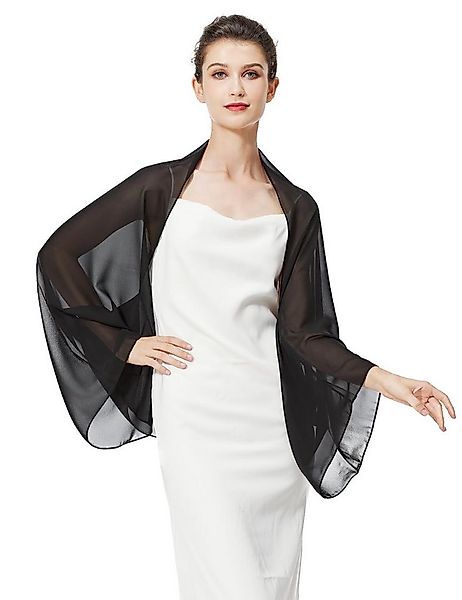 Coonoor Schal Chiffon-Schal Unifarben Schal Weicher Schal Chiffon-Shrug-Bol günstig online kaufen