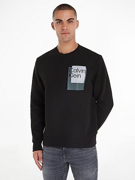 Calvin Klein Sweatshirt OVERLAY BOX LOGO SWEATSHIRT günstig online kaufen