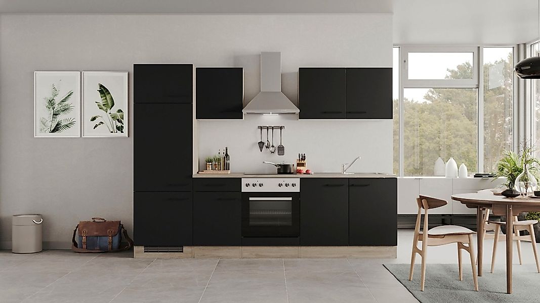 Flex-Well Küchenzeile »Capri«, mit und ohne E-Geräten erhältlich, Gesamtbre günstig online kaufen