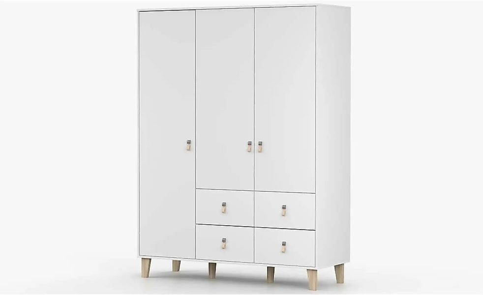 Drehtürenschrank mit Einlegeböden Frimley ¦ weiß ¦ Maße (cm): B: 150 H: 201 günstig online kaufen