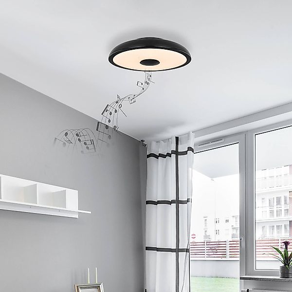 GLOBO LIGHTING Deckenleuchte RAFFY, Bluetooth, CCT - über Fernbedienung, Me günstig online kaufen
