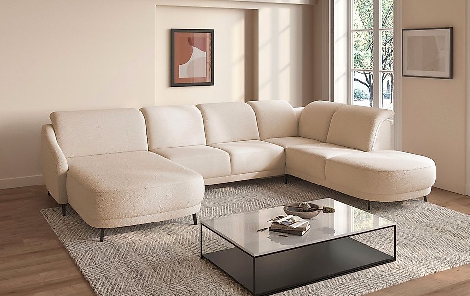 sit&more Wohnlandschaft "Blues U-Form" inkl. Kopfteilverstellung, wahlweise günstig online kaufen