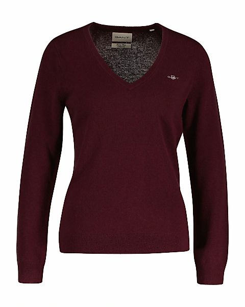Gant V-Ausschnitt-Pullover "EXTRAFINE LAMBSWOOL V-NECK" günstig online kaufen