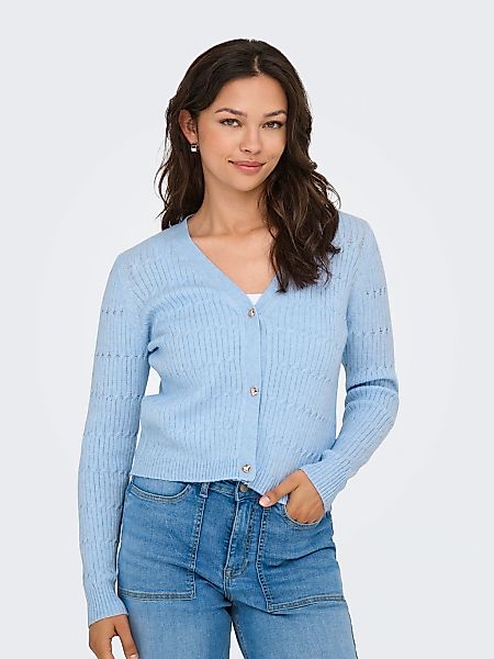 ONLY Strickjacke "ONLKATIA LS CABLE V-NECK CARDIGAN CC KNT" günstig online kaufen