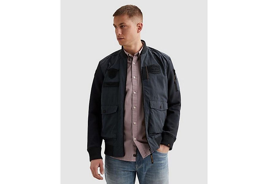 PME LEGEND Bomberjacke Ärmel aus Sweatware, Vorder- und Rückenteil aus Webw günstig online kaufen