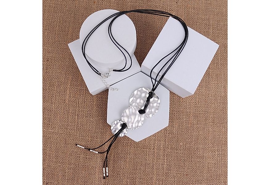 MIRROSI Lange Kette Damen Halskette mit elegantem Anhänger aus Metall ca.90 günstig online kaufen