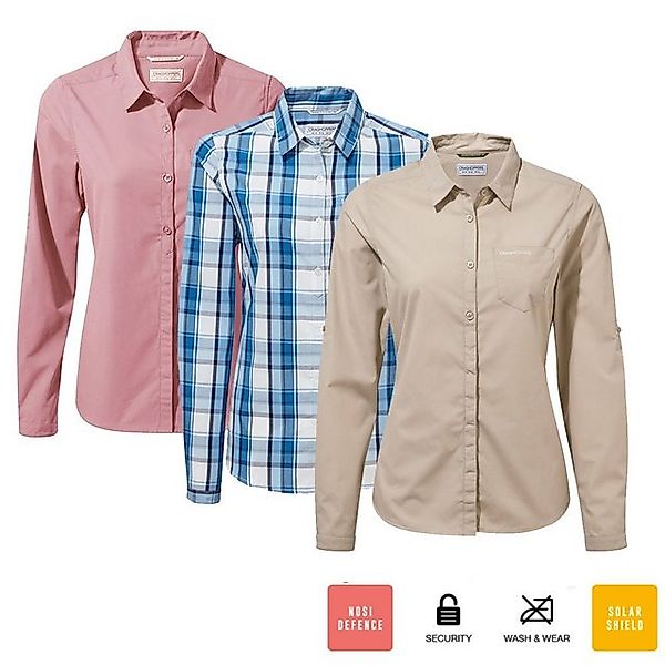 Craghoppers Langarmshirt Craghoppers - Kiwi LS - Damen Nosilife Bluse mit I günstig online kaufen