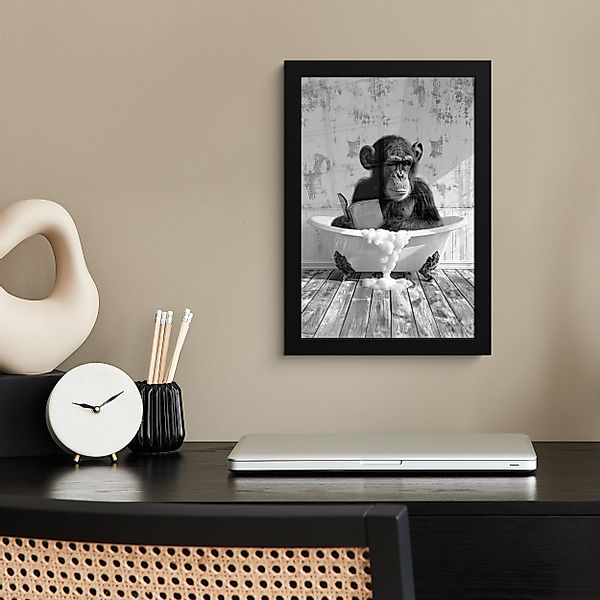 MuchoWow Poster Vintage - Affe - günstig online kaufen