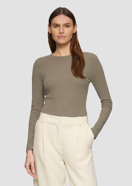 s.Oliver Langarmshirt T-Shirt Geripptes Langarmshirt im günstig online kaufen