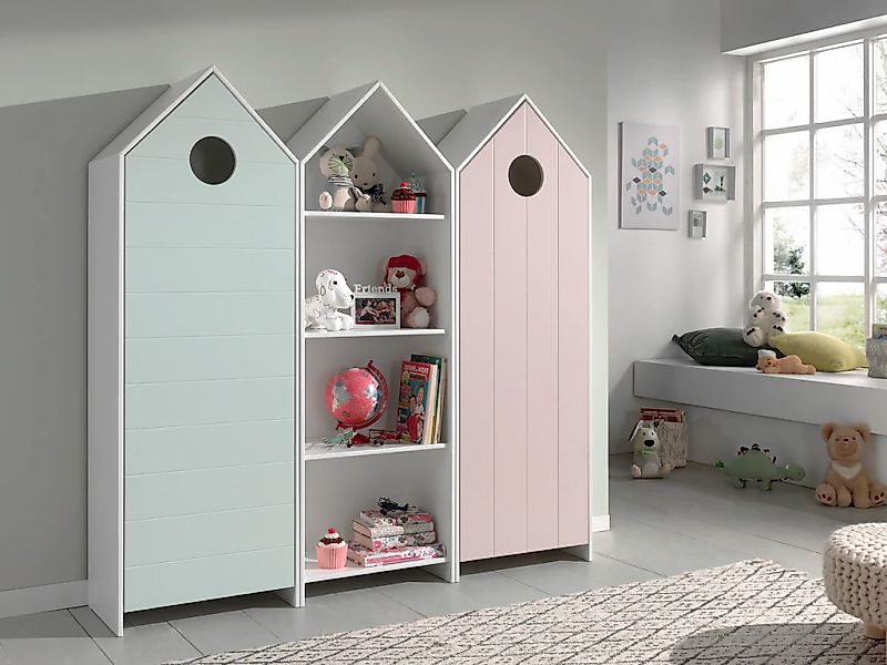 Vipack Jugendzimmer-Set "Casami, best. aus 2 Schränken mit Drehtür, 1 Regal günstig online kaufen