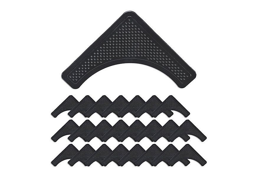 relaxdays Antirutsch Teppichunterlage Teppich Antirutsch Pads 24er Set günstig online kaufen