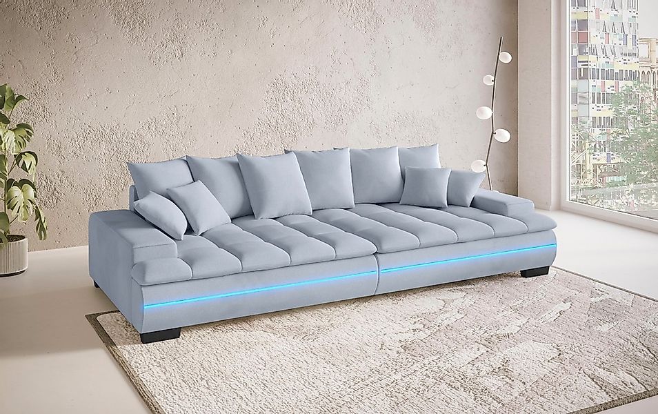 Mr. Couch Big-Sofa "Haiti II RGB-LED", RGB-LED Beleuchtung, mit Handwerklic günstig online kaufen