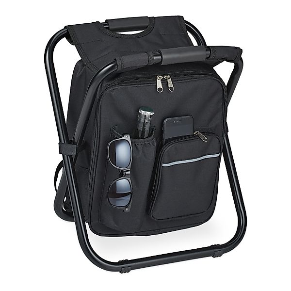 relaxdays Campinghocker Klappbarer Campinghocker mit Tasche günstig online kaufen