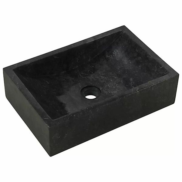 Waschbecken 45x30x12 Cm Marmor Schwarz günstig online kaufen