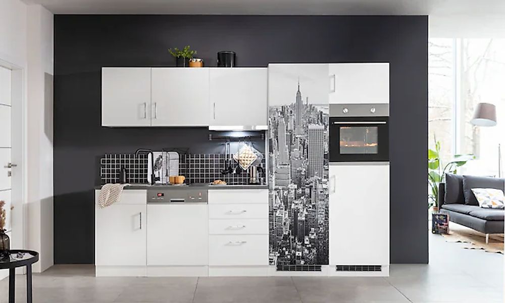 KOCHSTATION Küchenzeile »KS-Paris – Küchen mit einzigartigen Fotomotiven au günstig online kaufen