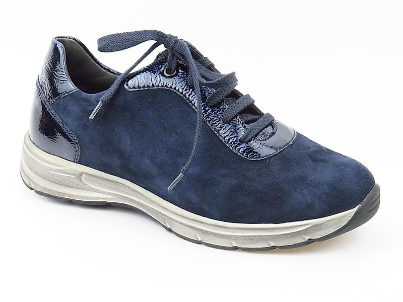 Semler Samt-Chev, midnightblue Schnürschuh günstig online kaufen