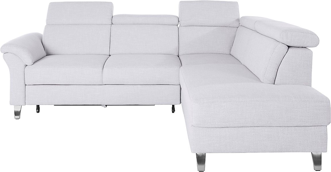 sit&more Ecksofa "Arngast L-Form" inklusive Kopfteilverstellung und Federke günstig online kaufen